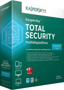 Kaspersky Total Security 2015 para 3 dispositivos, 1 año